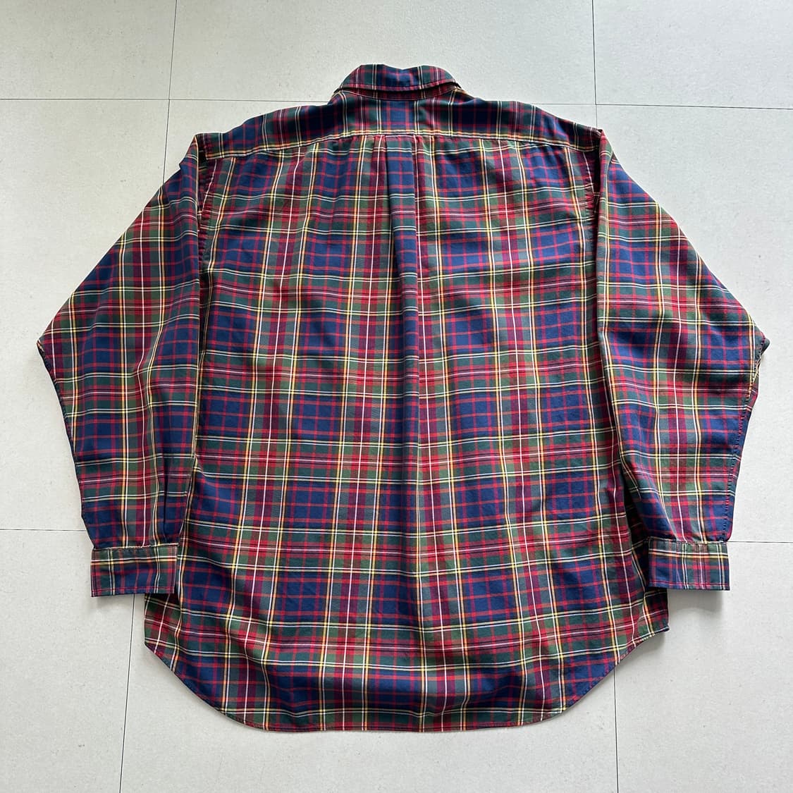 90s 폴로 랄프로렌 블레이크 체크셔츠 XL 상품이미지6