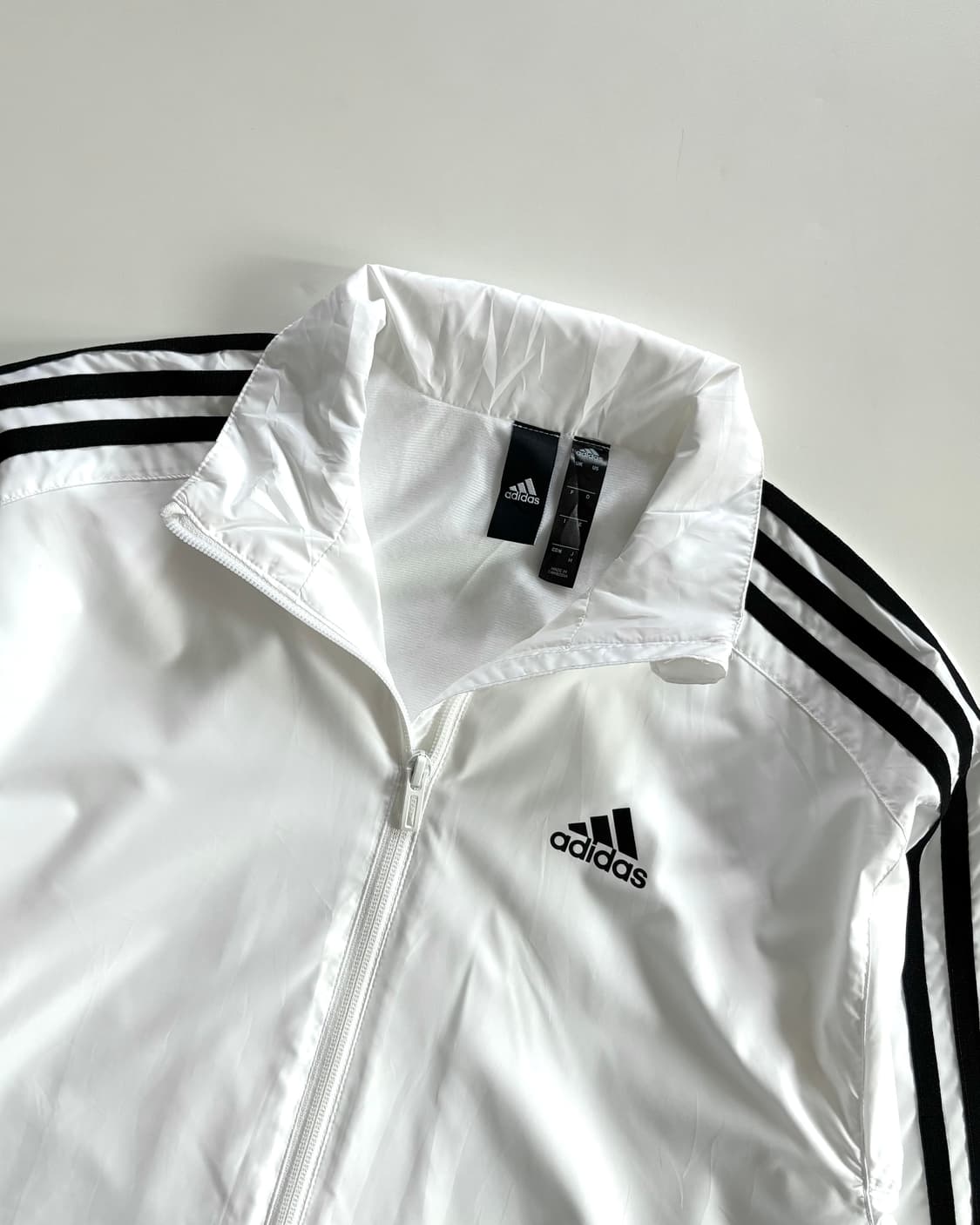 Adidas 아디다스 화이트 바람막이 자켓 상품이미지4