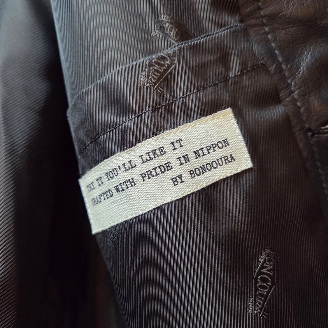 본쿠라 1st 홀스하이드 레더 자켓 (38) 상품이미지7