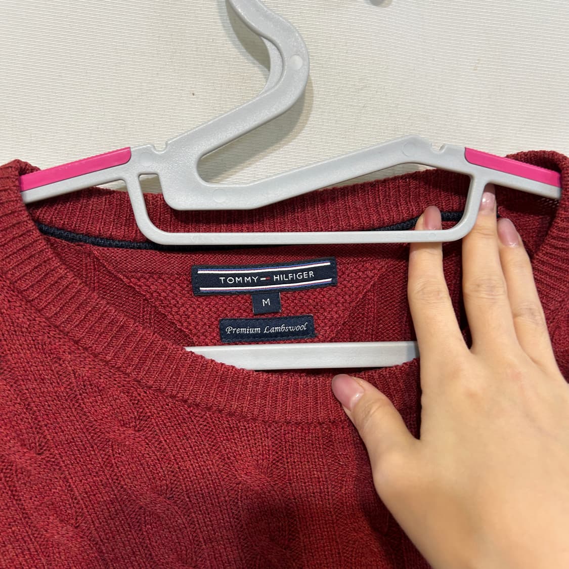 타미힐피거 남성 램스울 니트 M 상품이미지2