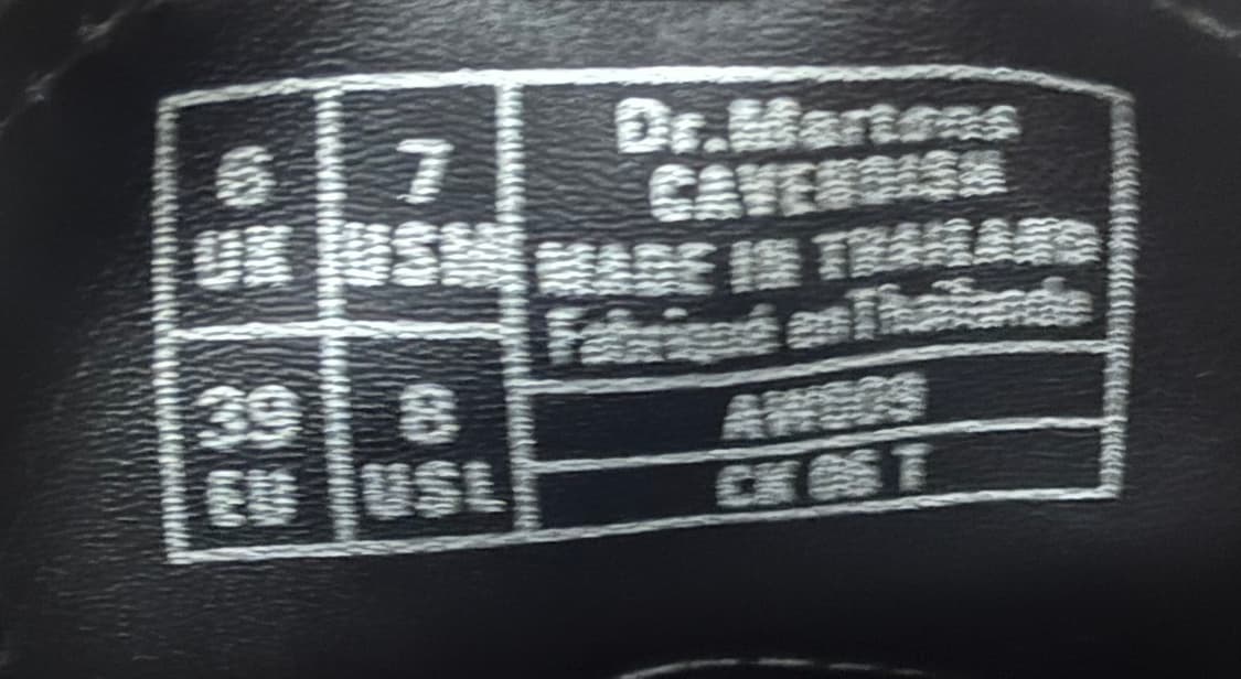 닥터마틴 카벤디쉬 UK6 (250-260) 상품이미지7