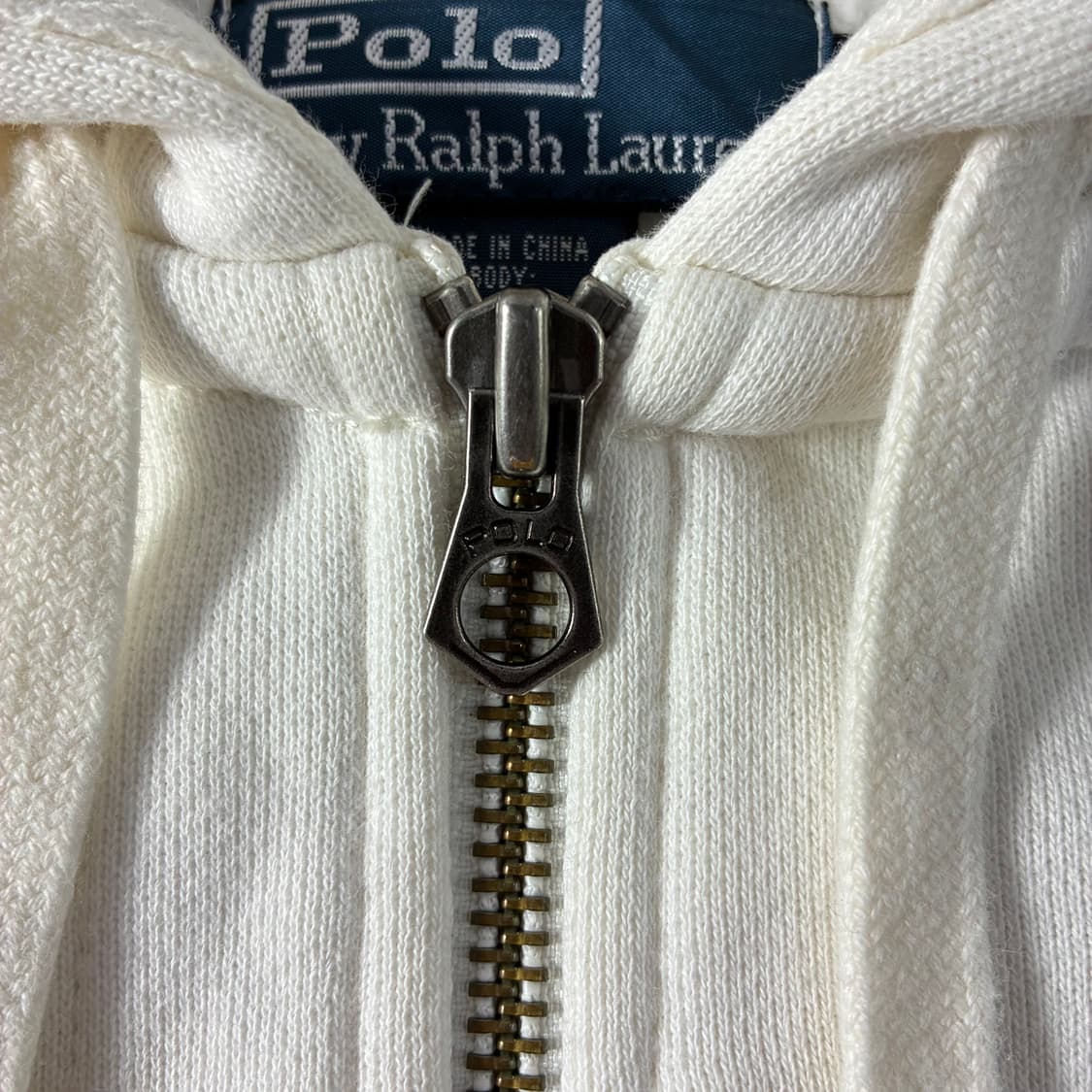 Polo  폴로 랄프로렌 자수 화이트 후드집업 상품이미지5