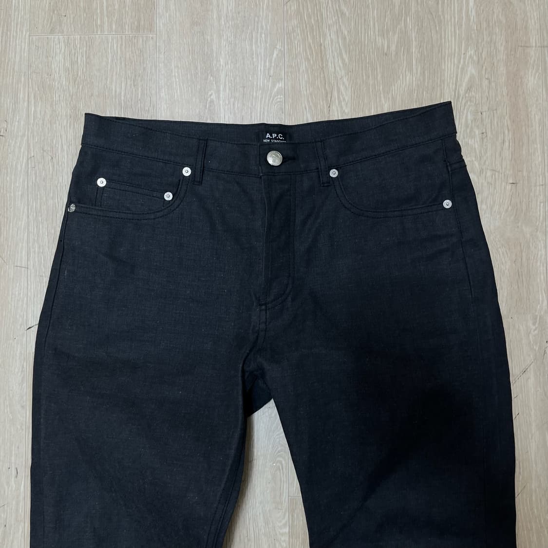 A.P.C 아페쎄 뉴스탠다드 스트레이트 데님 블랙진 32  상품이미지2