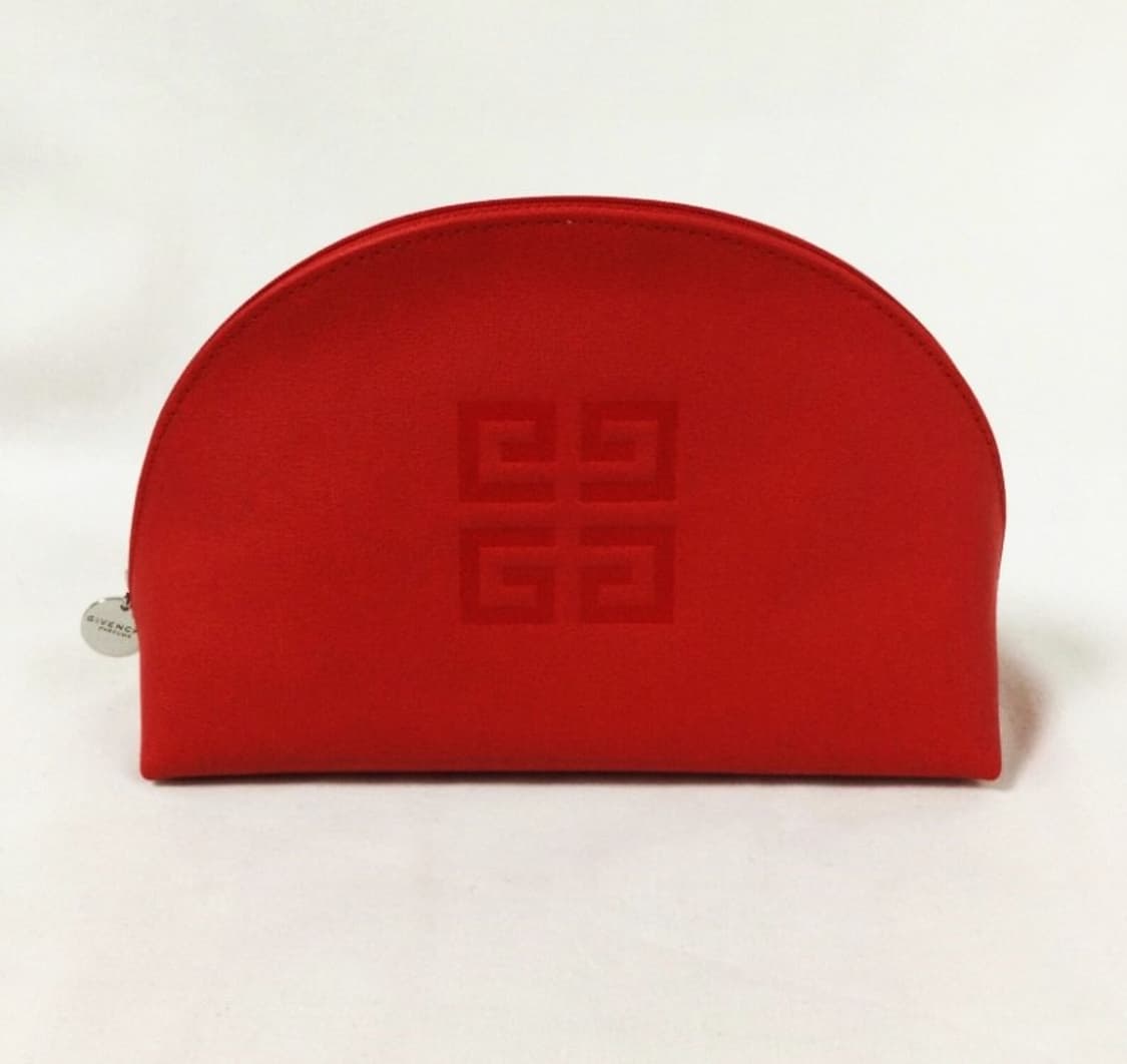 지방시 Givenchy 레드 반달 가죽 파우치 (새제품) 상품이미지3