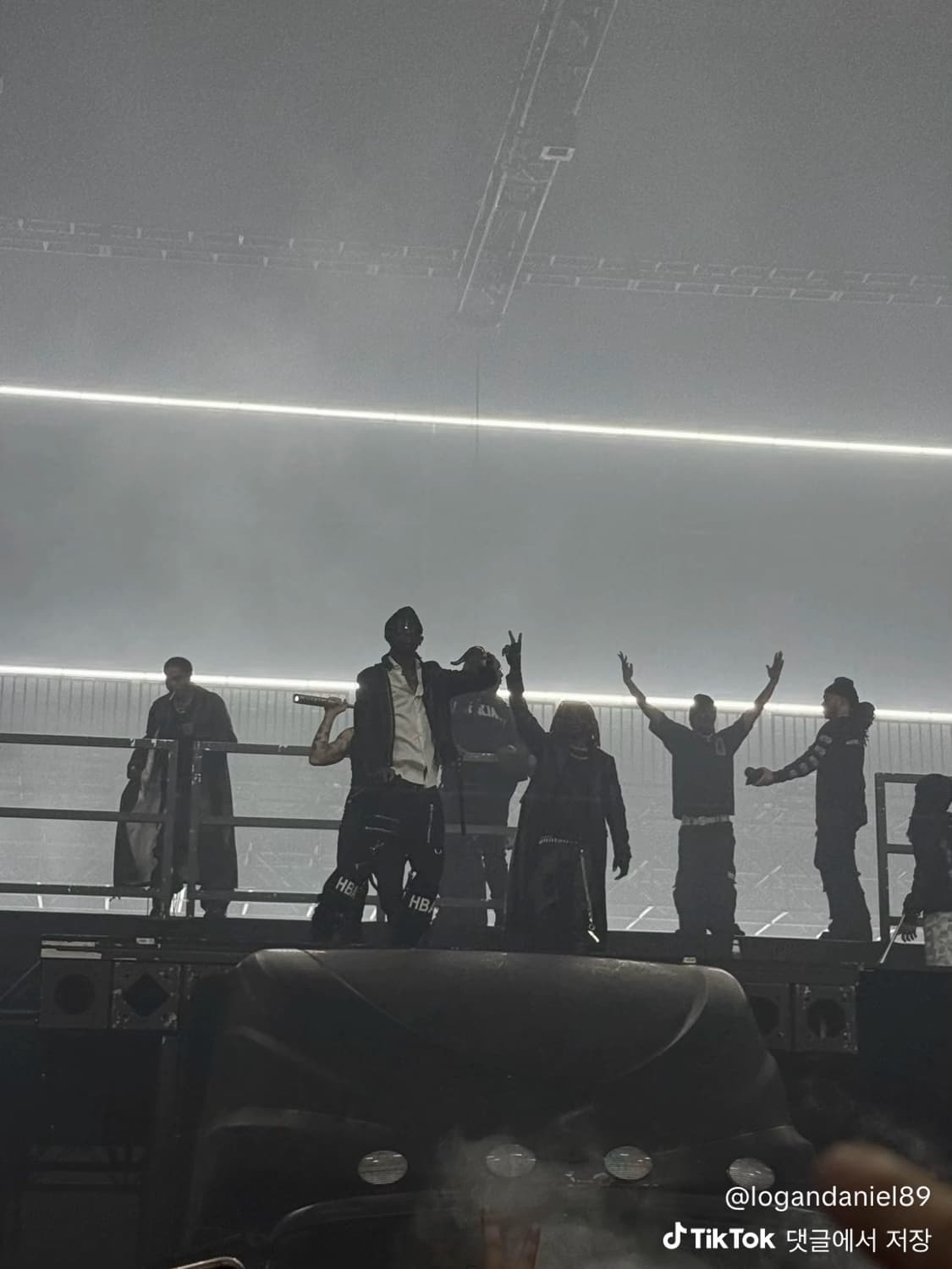 후드바이에어 본디지 팬츠 국문탭 카티착용 상품이미지8