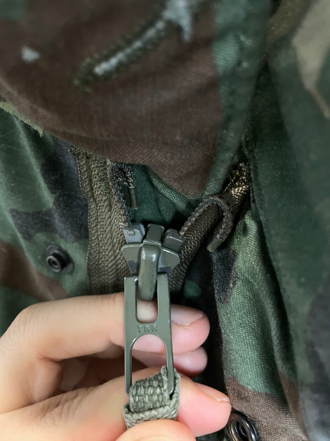 80s 알파인더스트리 우드랜드 카모플라쥬 m65 야상 상품이미지5