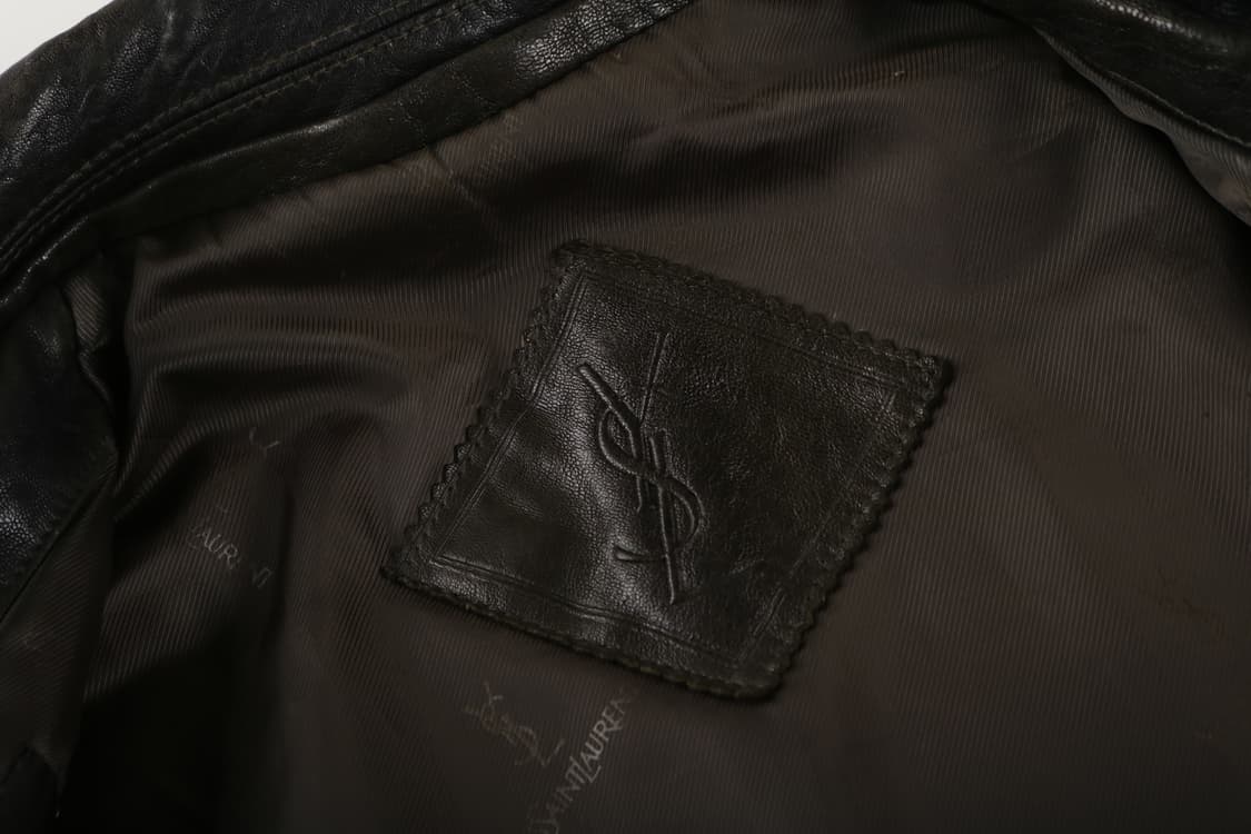 [M] 90's 입생로랑 양가죽 집업 자켓 상품이미지5