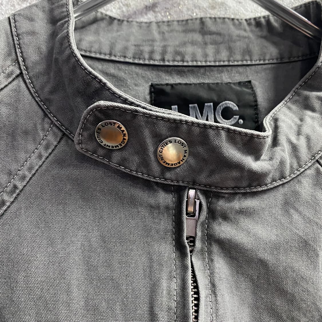 LMC 피그먼트 글로브 바이커재킷 그레이 A8 상품이미지4