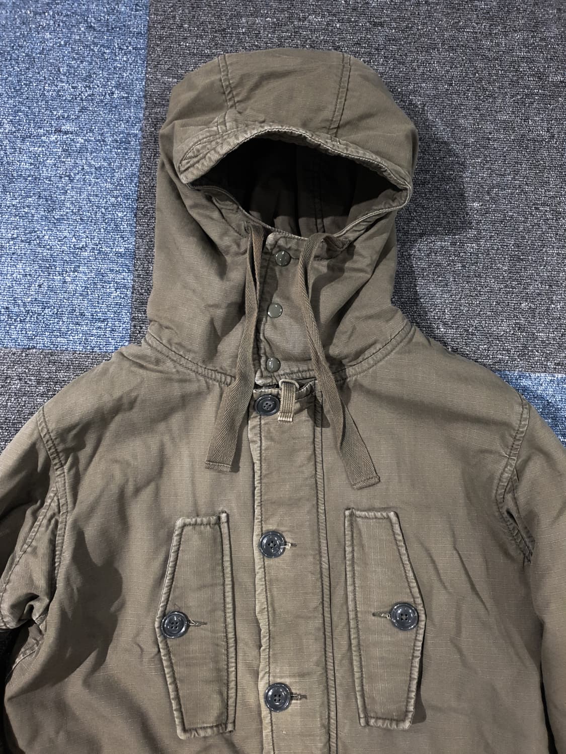 랄프로렌 데님 카키 후드 야상 상품이미지3