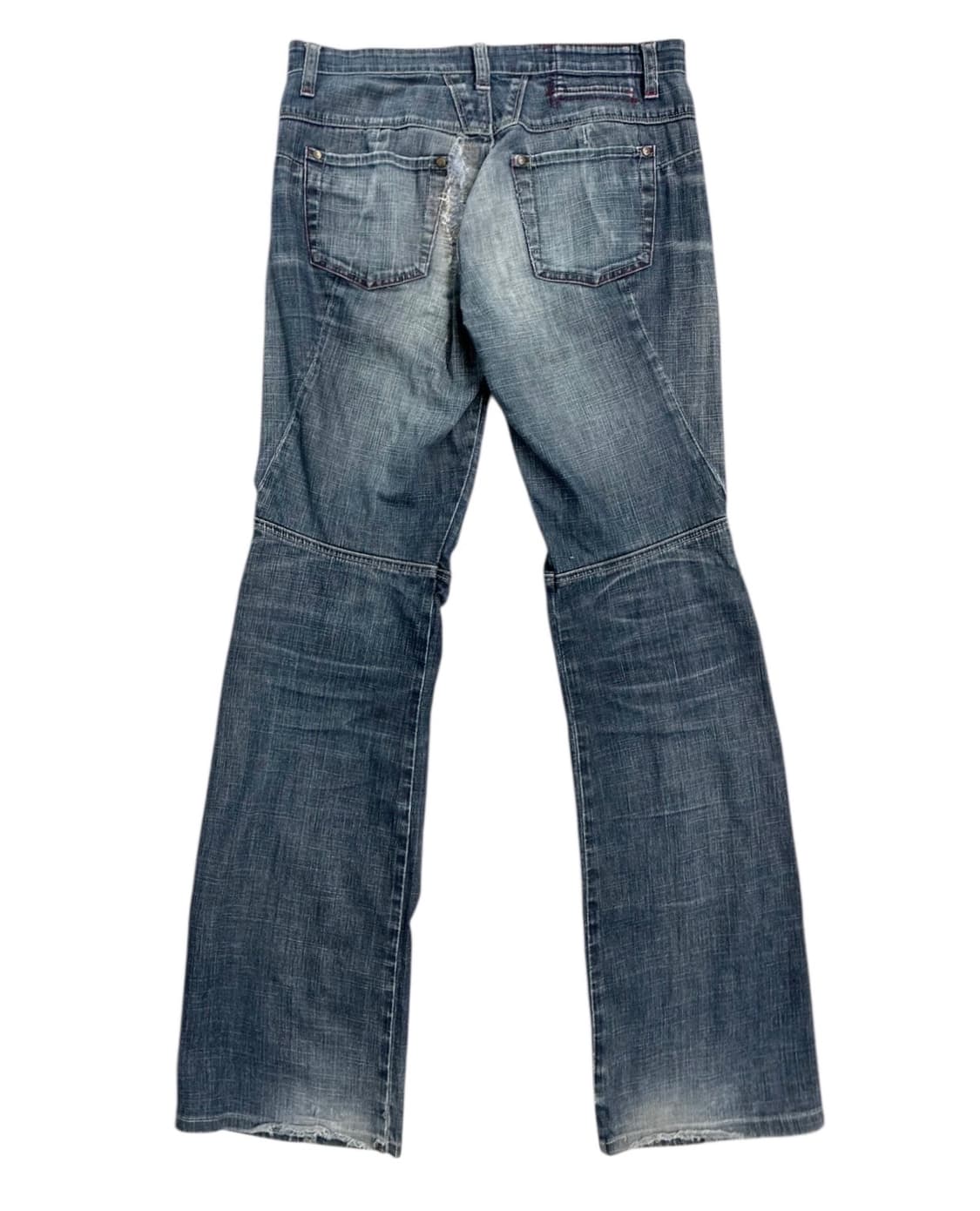 2000‘s 저버드 커브드 패널 데님 팬츠 상품이미지4