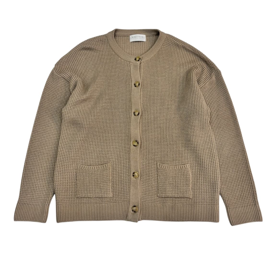 니티드 라운드넥 가디건 상품이미지1