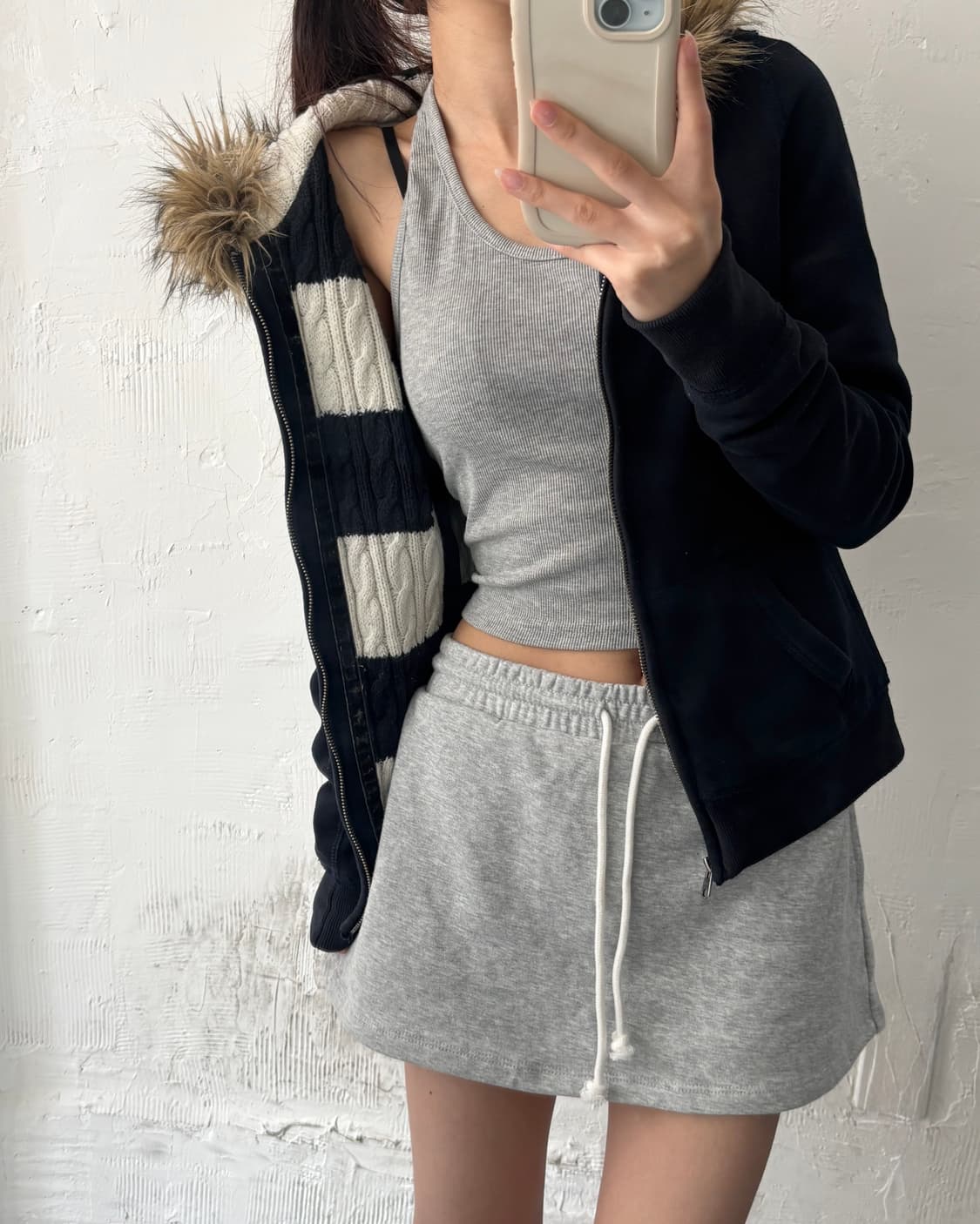 Abercrombie & Fitch 아베크롬비 앤 피치 딥네이비 컬러 울 상품이미지3