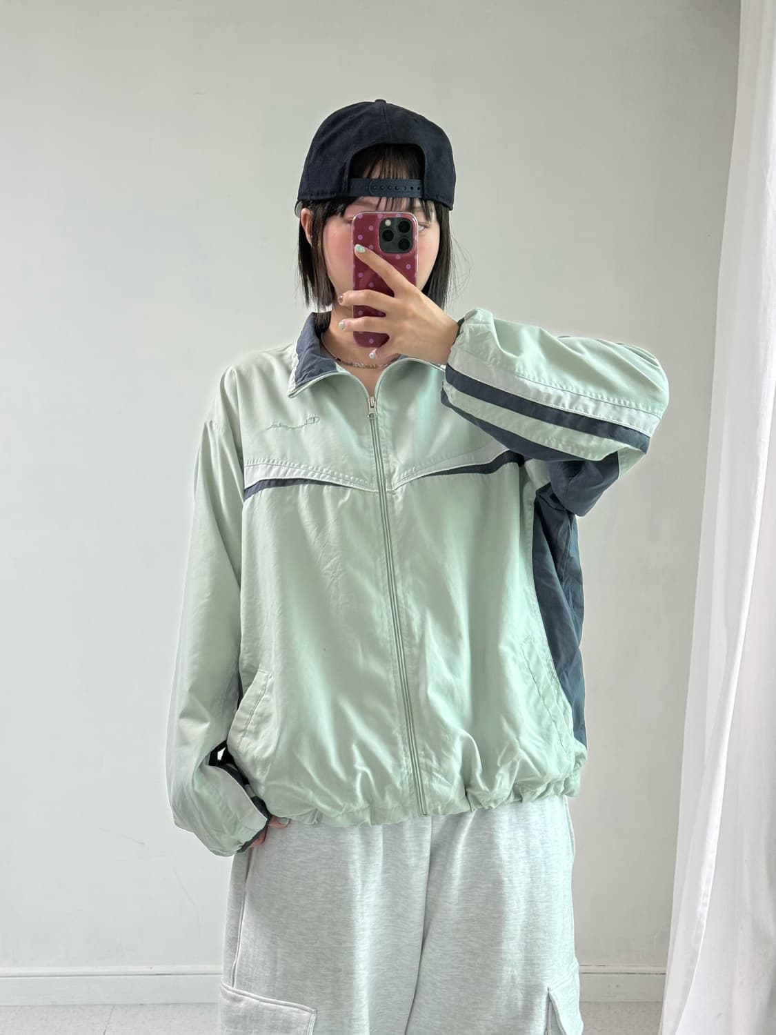 챔피온 피스타치오 바람막이 상품이미지1