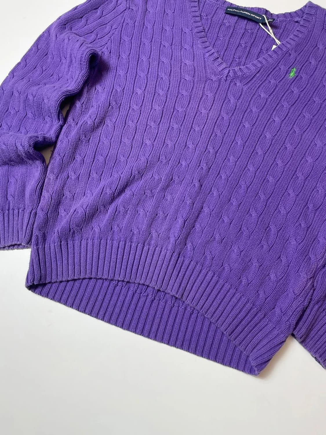 폴로 랄프로렌 스포츠 브이넥 케이블 니트 PN9448 상품이미지4