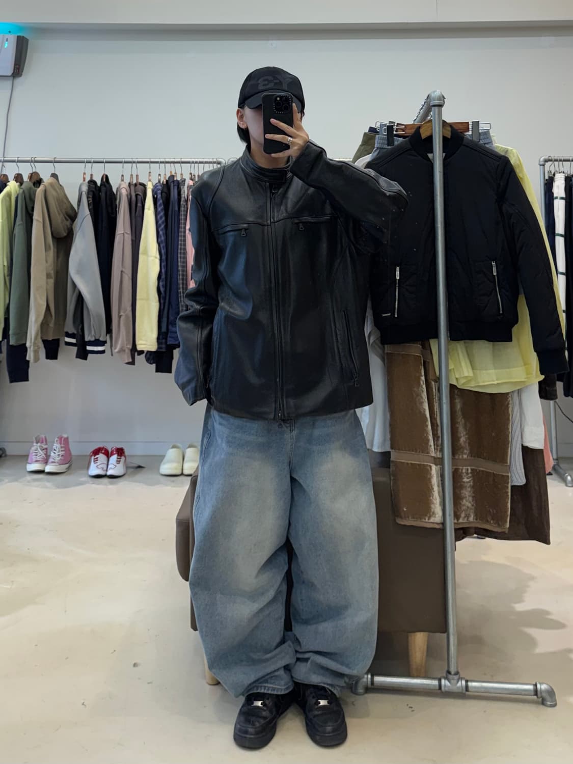 케네스 콜 레더 자켓 상품이미지5