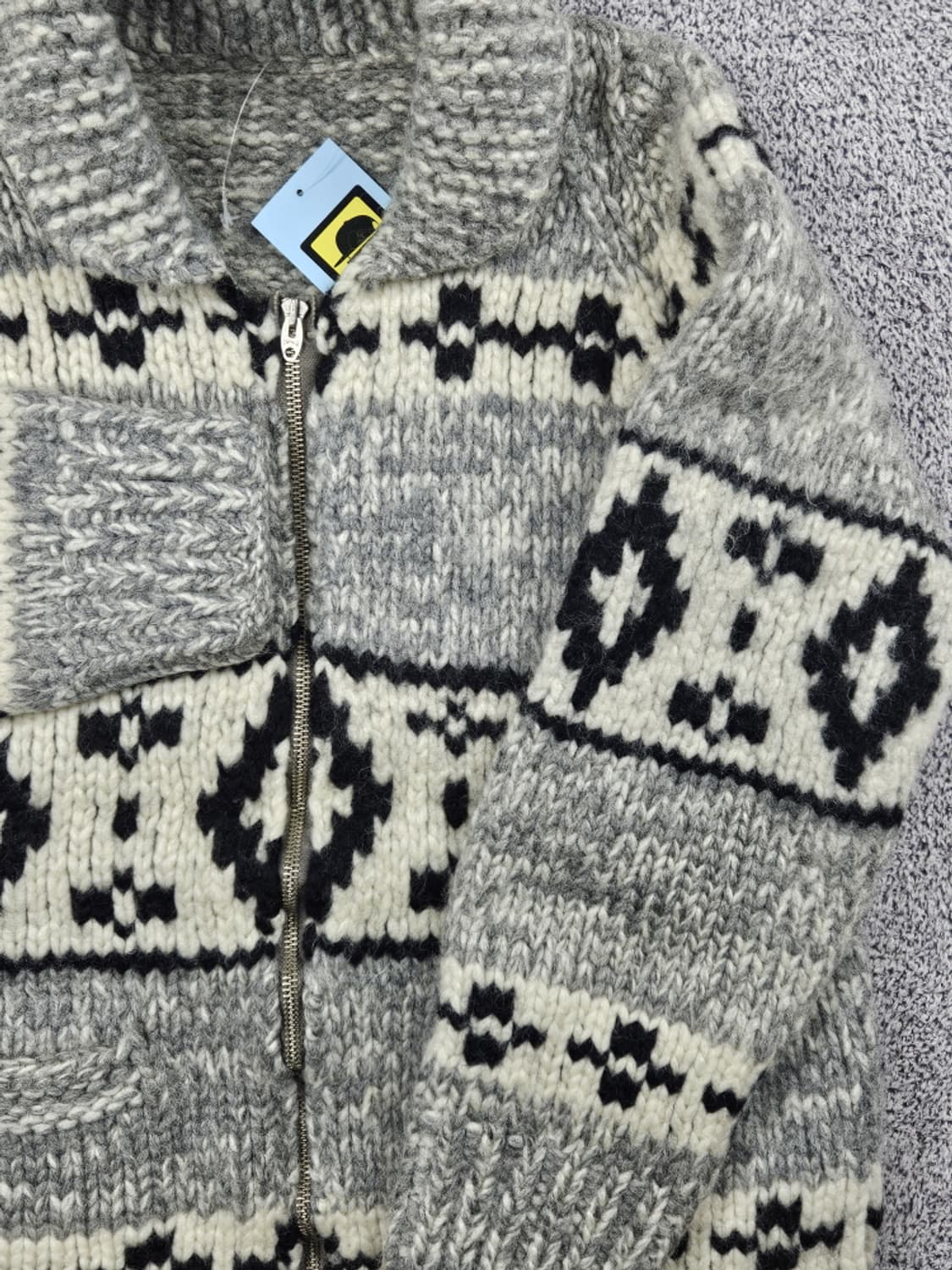 핸드메이드 코위찬 스웨터 니트집업 ( 상세설명참조 ) / 9971 상품이미지6