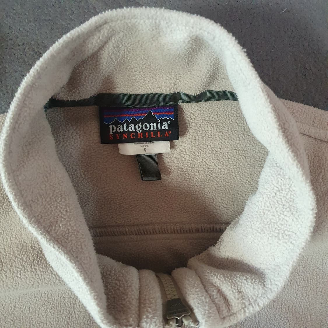 파타고니아 신칠라 후리스 풀집업 자켓 S 아이보리 상품이미지3