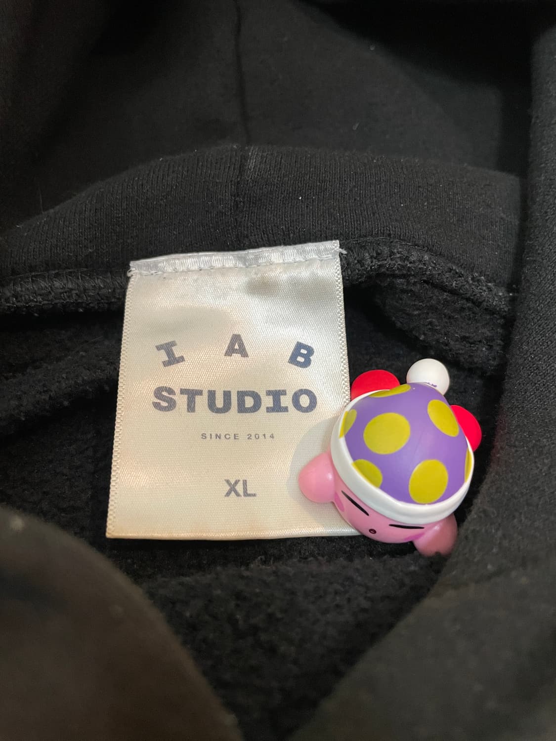 아이앱 스튜디오 후드티 블랙 XL 상품이미지3