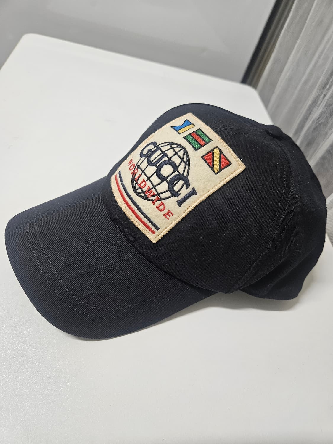 구찌 월드와이드 패치 볼캡 L 사이즈 상품이미지1