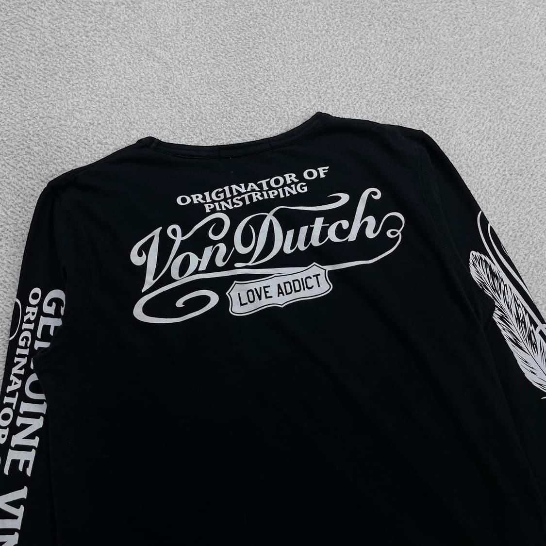 본더치 Vondutch 펑크 롱슬리브 블랙 상품이미지4