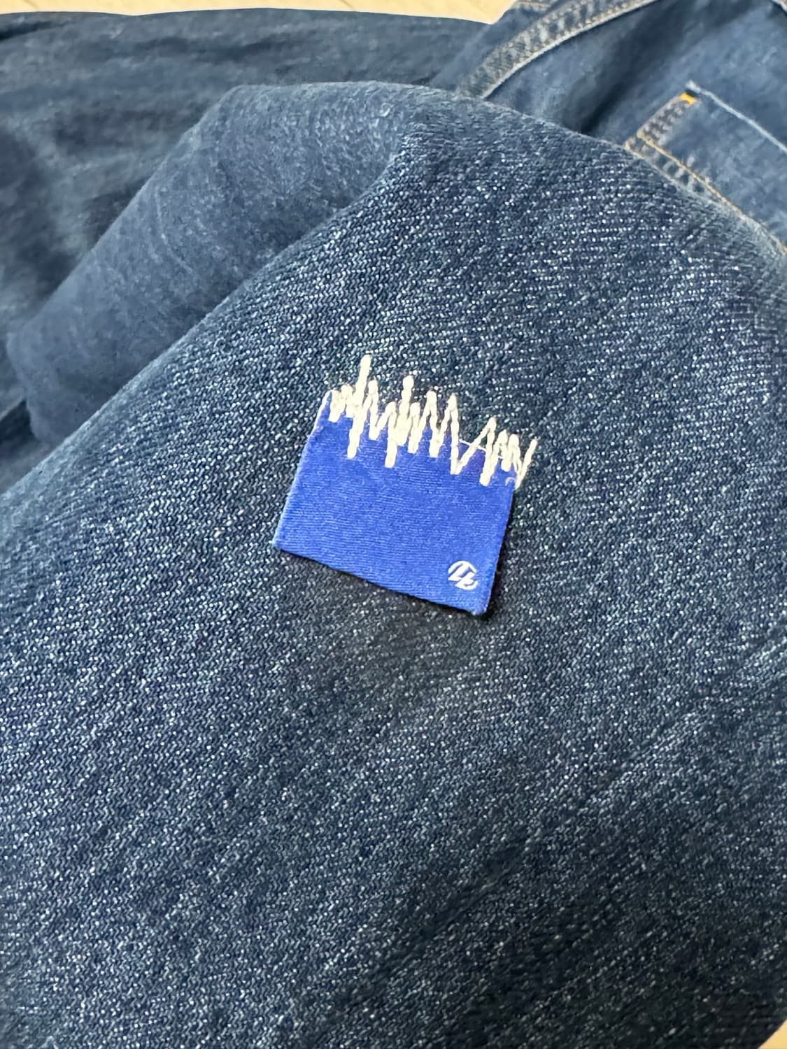 자라 x 아더에러 와이드 레그 진 블루 34 상품이미지4