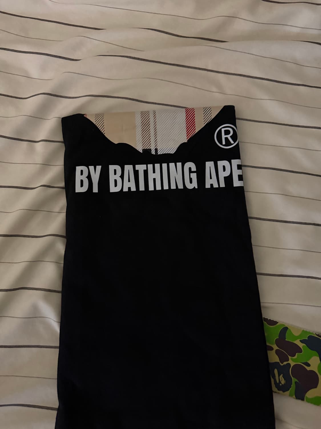 베이프 체크 반팔티 상품이미지2