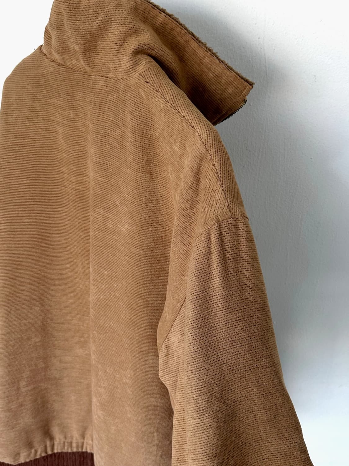 Cord fabric stand collar utility mid coa 상품이미지5