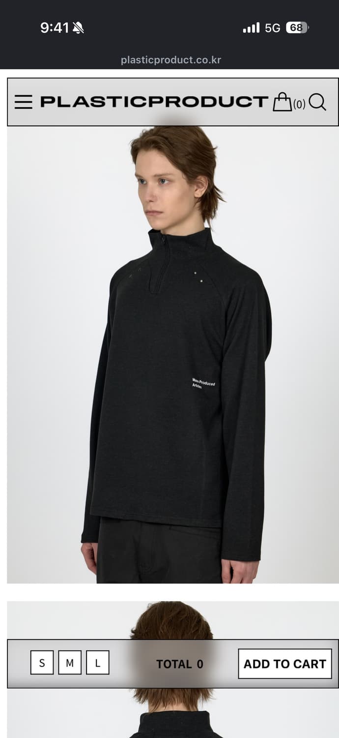 MPa THERMAL HALF ZIP(GRAPHITE) 상품이미지3