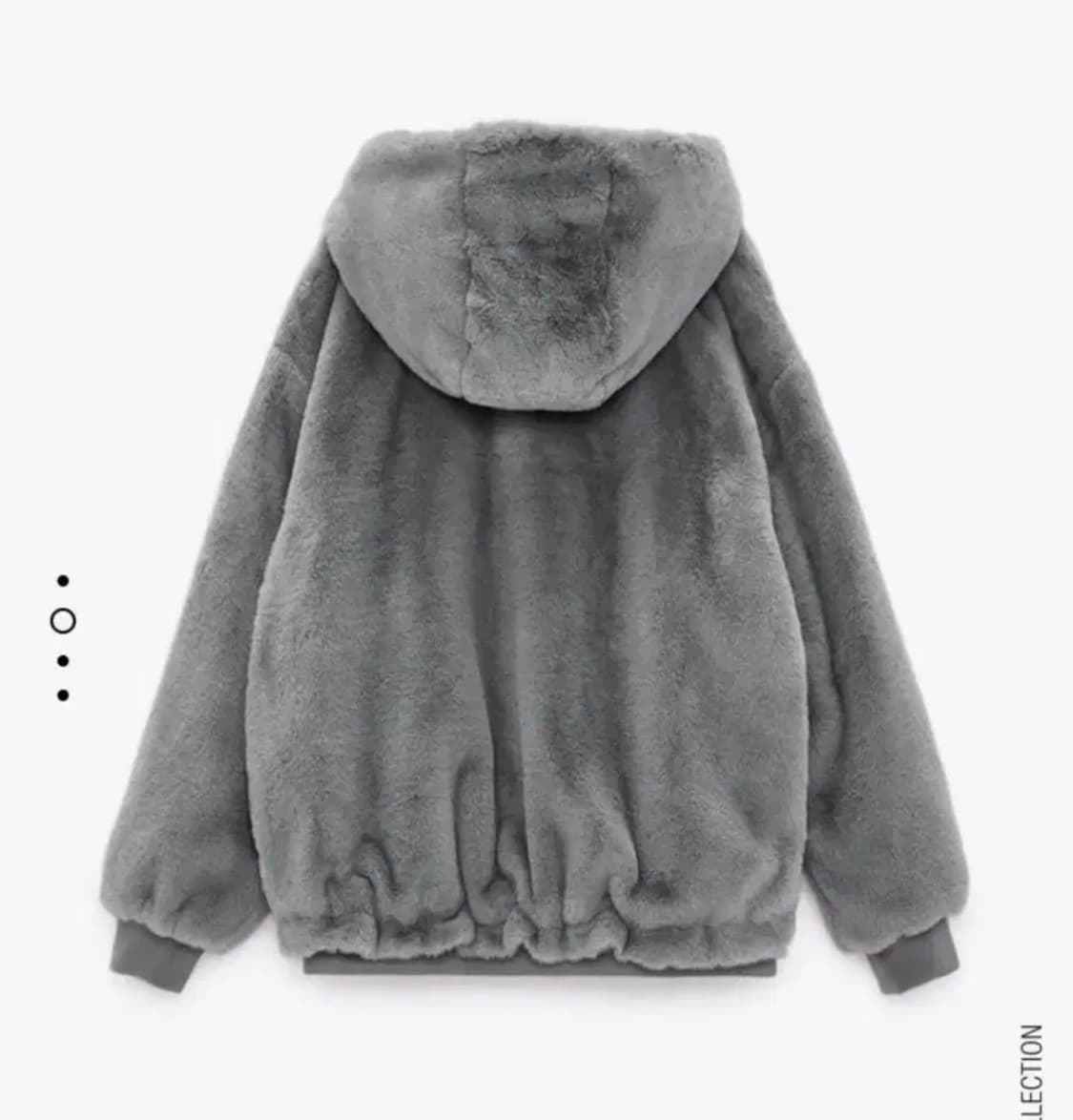 ZARA 자라 리버서블 에코퍼 후드 상품이미지2