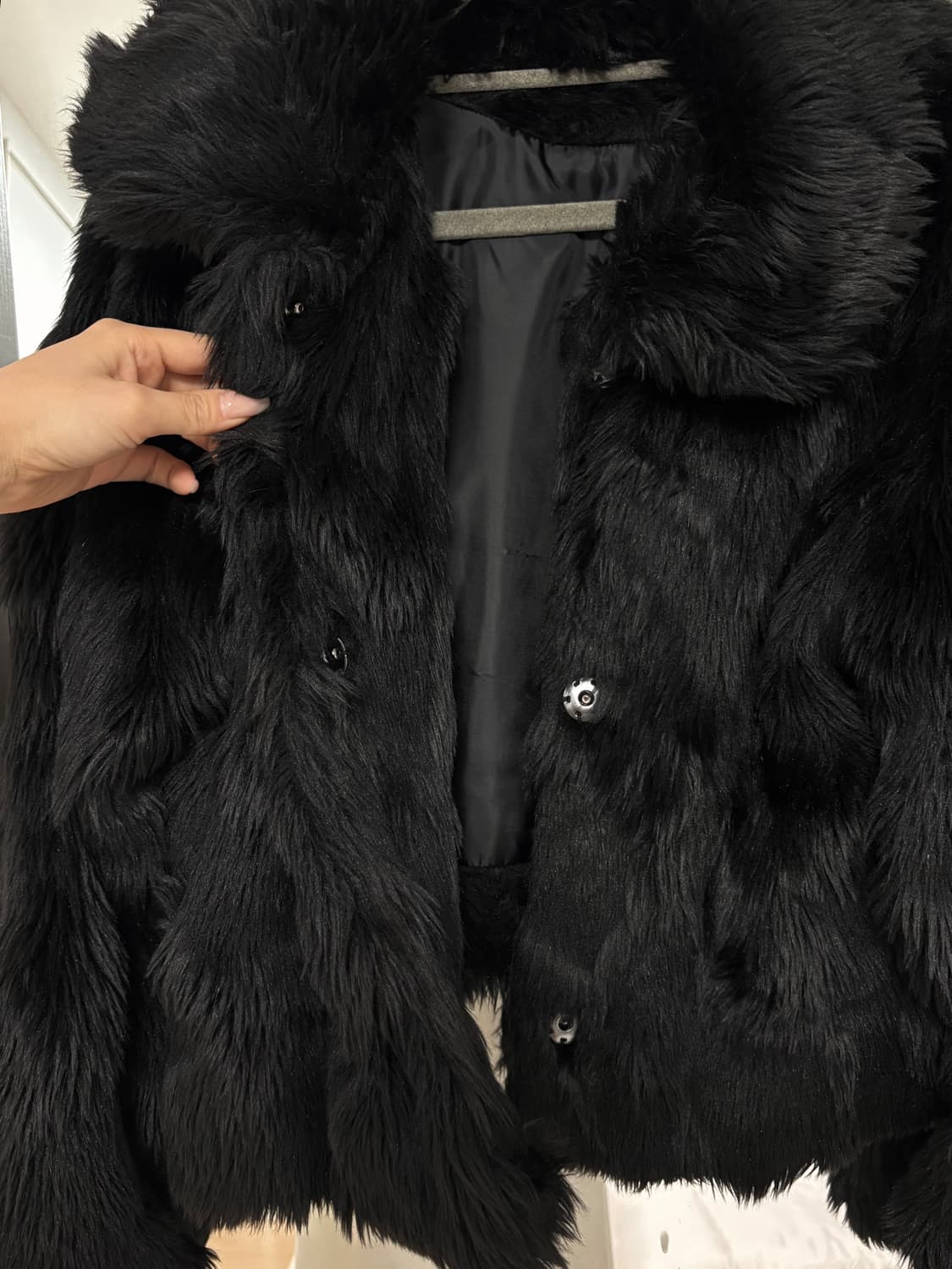 빈티지 블랙 에코퍼 상품이미지3