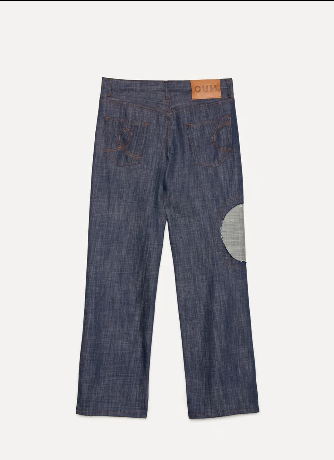 (0)에드워드 커밍 서클 윈도우 데님 팬츠 상품이미지2