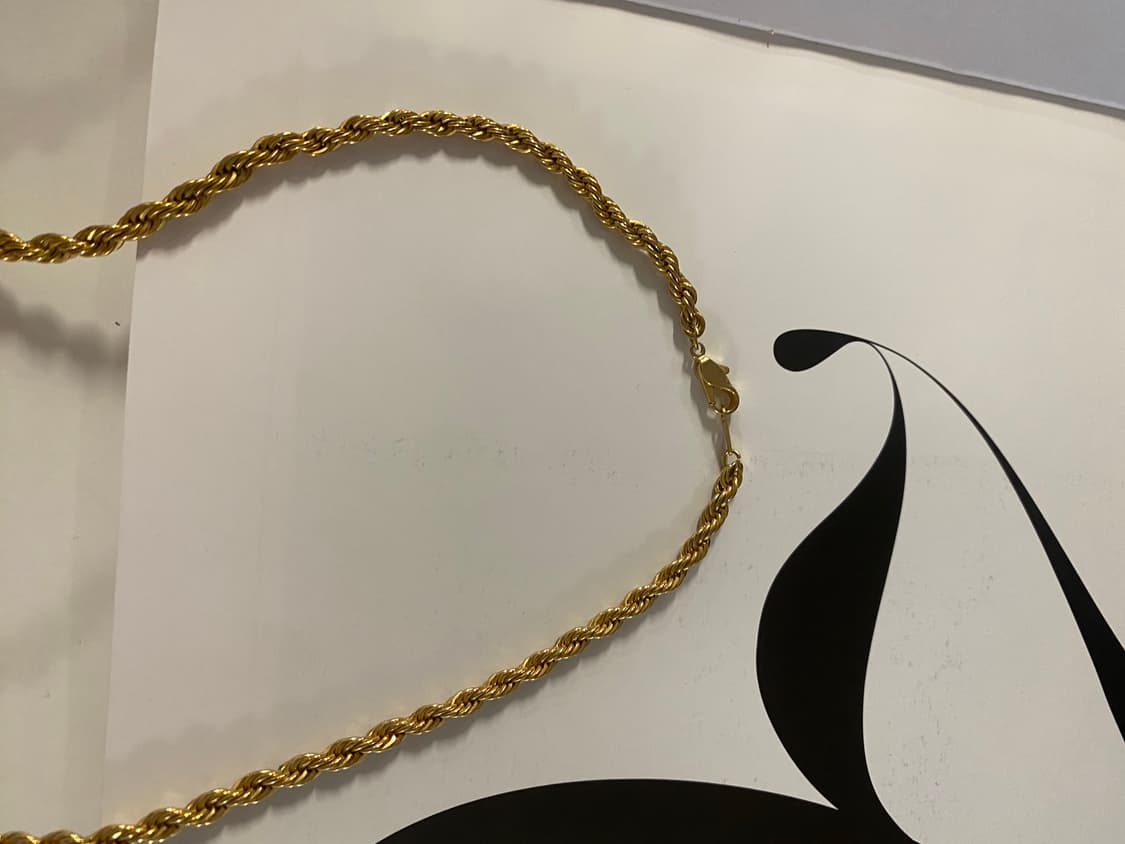 빈티지 골드 체인 로프 목걸이 상품이미지6
