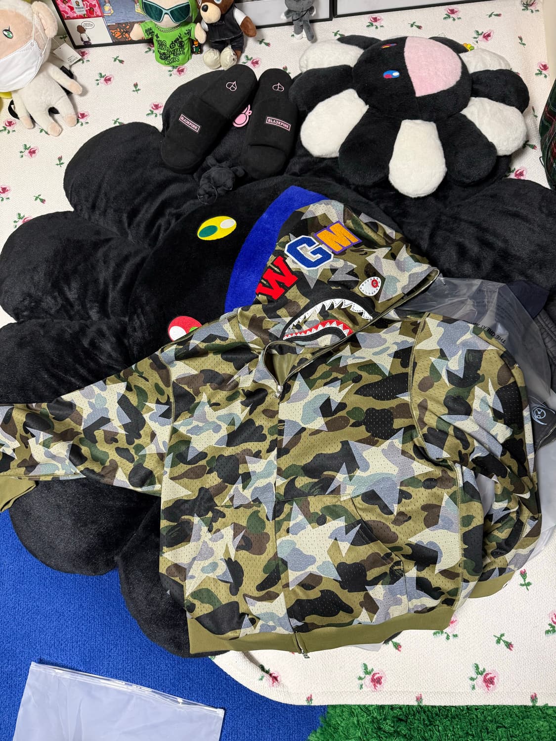 베이프 카모 메쉬 샤크 S급 판매 (헤어짐이슈) 상품이미지2