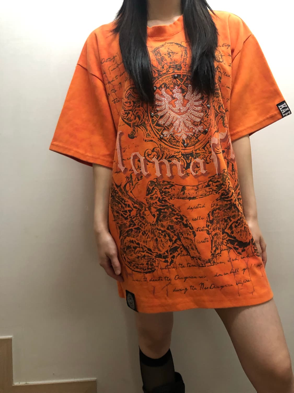 빈티지 카레타 오렌지 반팔 상품이미지3