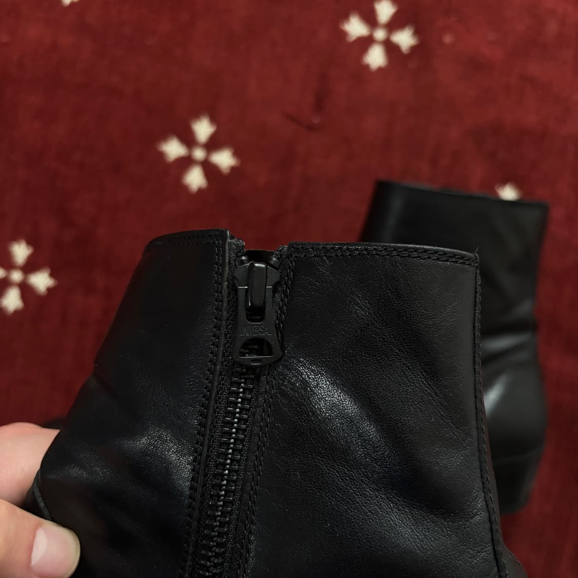 whoop de doo 훕데두 주름가공 사이드집 부츠 상품이미지3