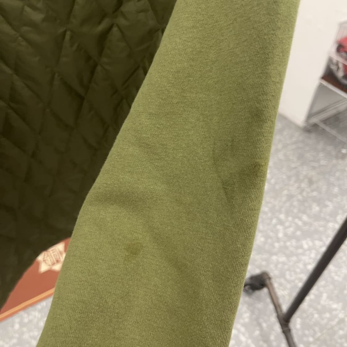 아디다스 유로파 말차카키 깔깔이 반집업 누빔 아노락 4XL C08620 상품이미지8