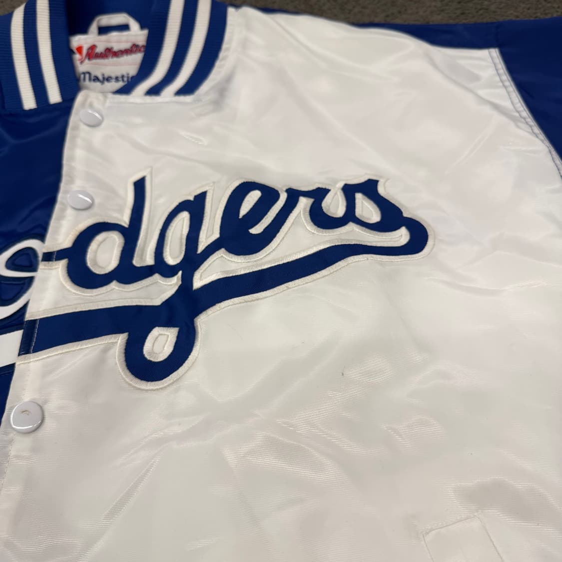 [정품/L] 마제스틱 LA다저스 스타디움 바시티 자켓 상품이미지7