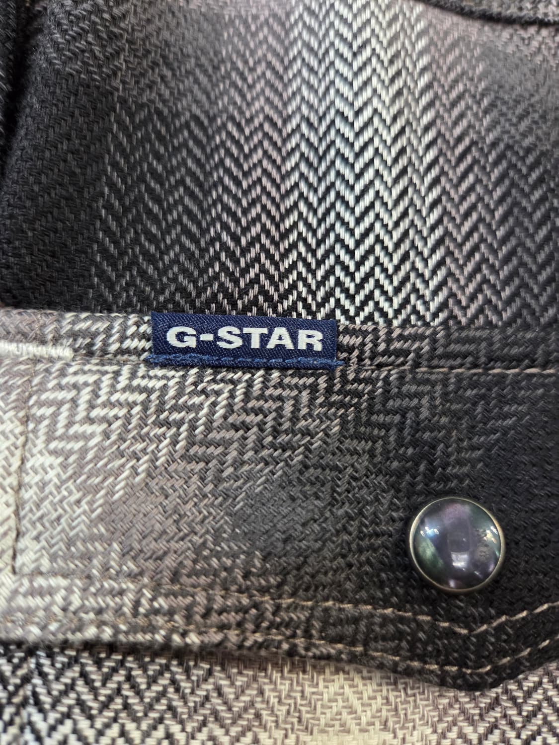 G-STAR RAW 슬림핏 체크 셔츠(XS) 상품이미지3