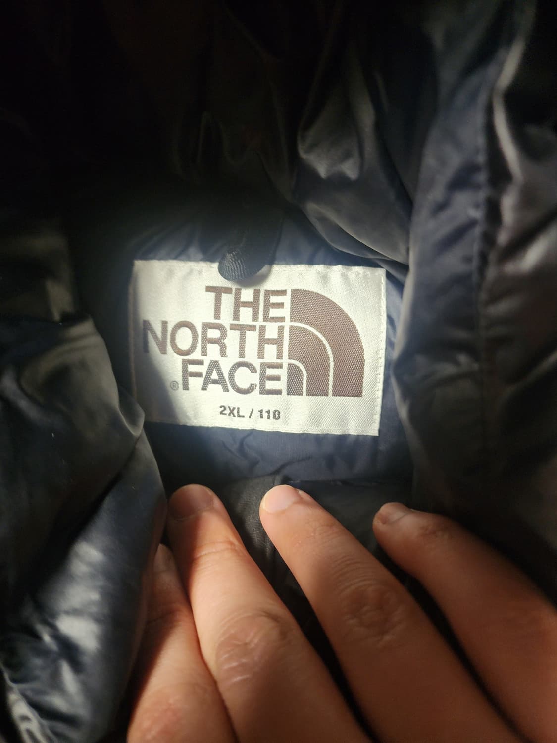 노스페이스 엘버런 블랙 RDS패딩 xxl 110 상품이미지2