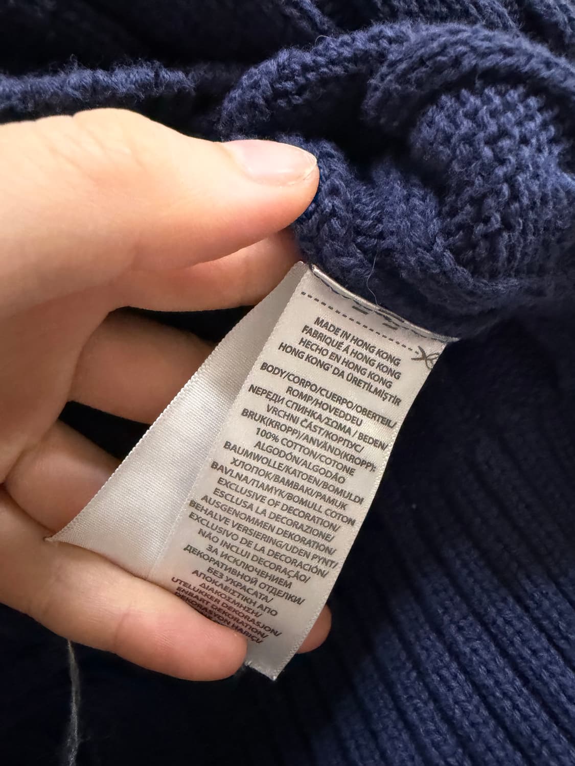 폴로랄프로렌 꽈배기 반팔 니트 상품이미지3