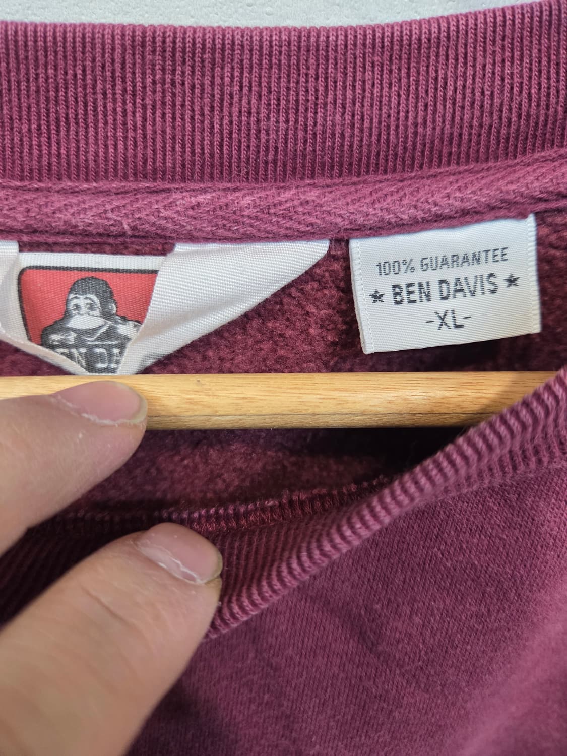 벤데이비스 화이트라벨 아이콘 자수 기모 맨투맨 xl 상품이미지5