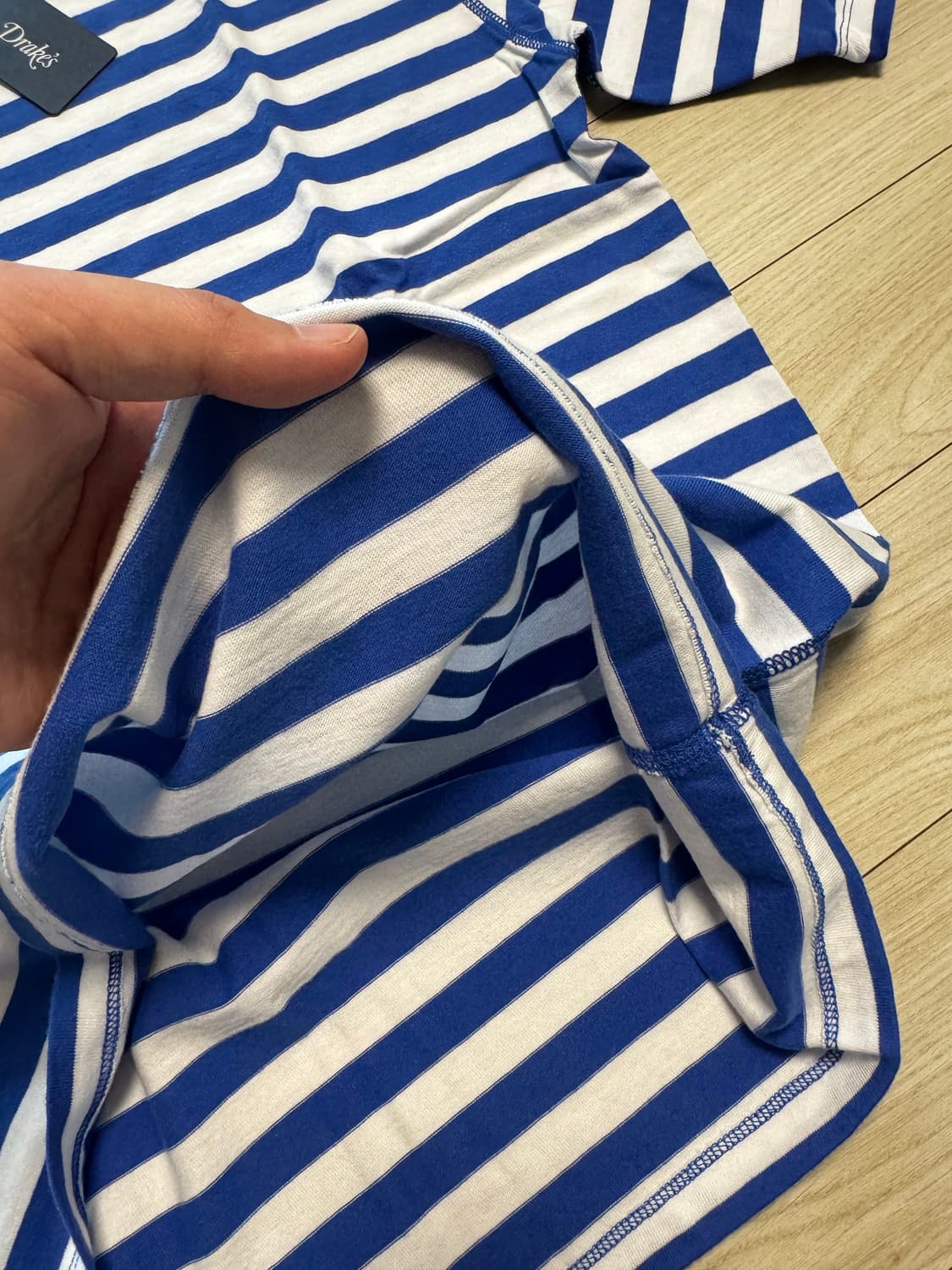  드레익스 라이트웨이트 스트라이프 하이킹 티 XL (새상품) 상품이미지5