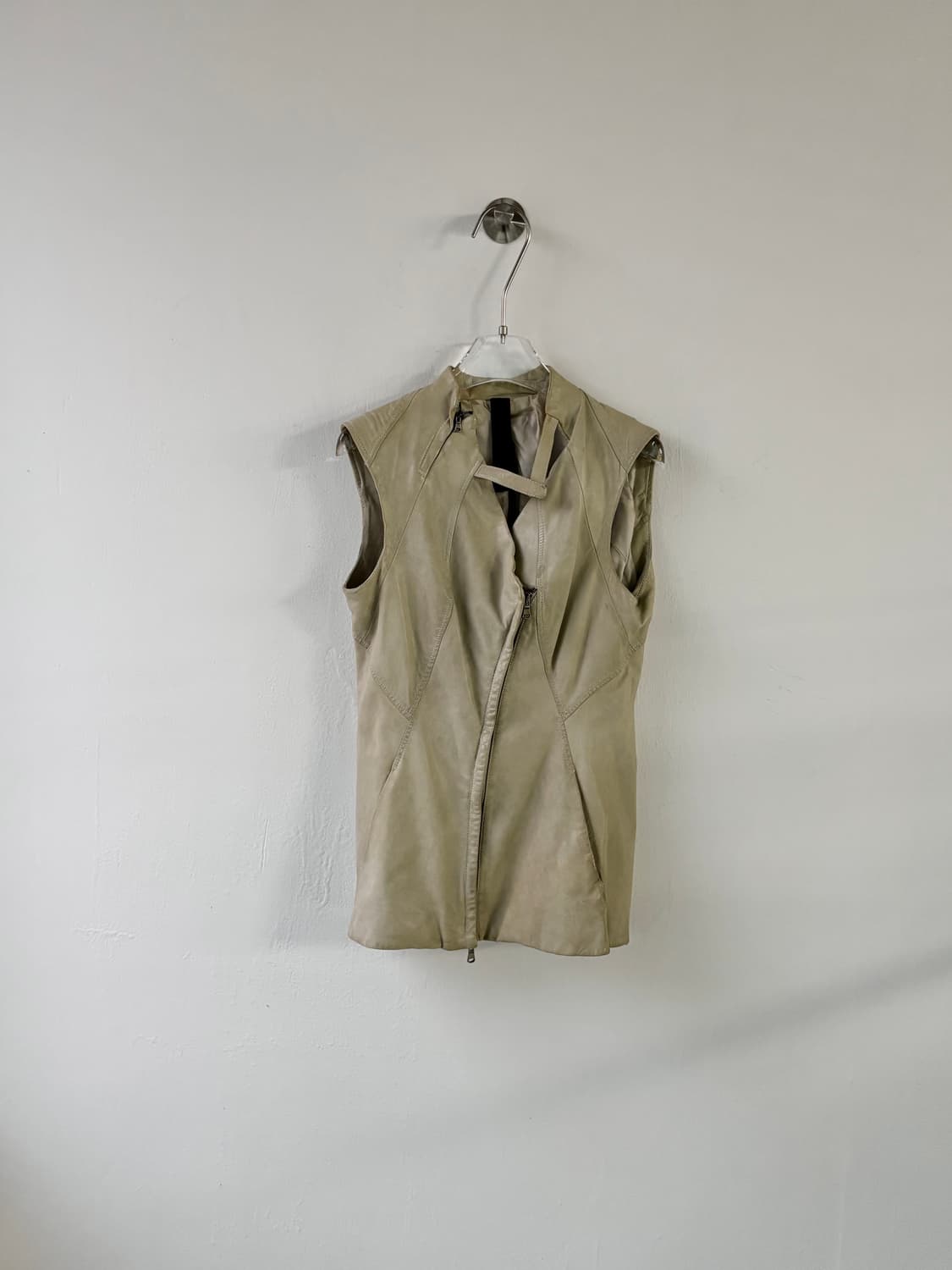 일라리아 니스트리 램스킨 레더 베스트  상품이미지1