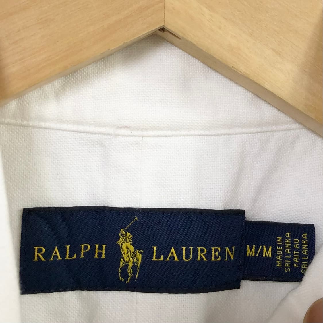 100 폴로 옥스포드 화이트 셔츠 상품이미지3