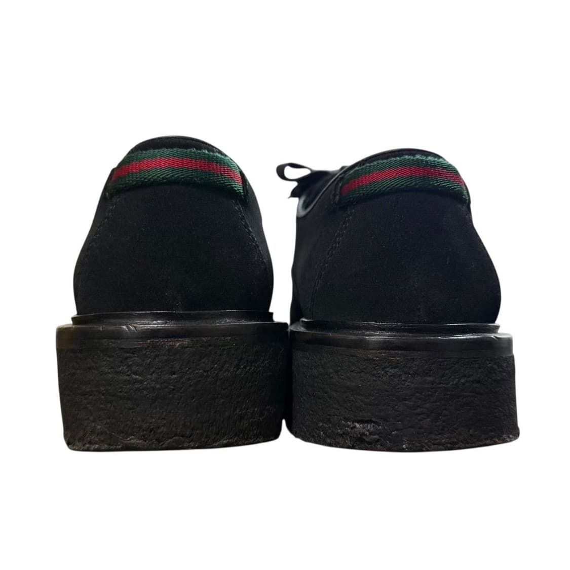 구찌 by 톰포드 스웨이드 스퀘어토 레이스업 슈즈 상품이미지5