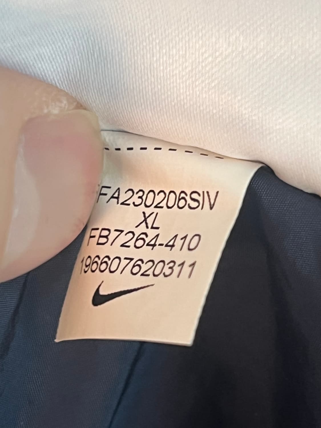 [XL] 나이키 라이트 웨이트 바람막이 자켓 네이비 상품이미지7