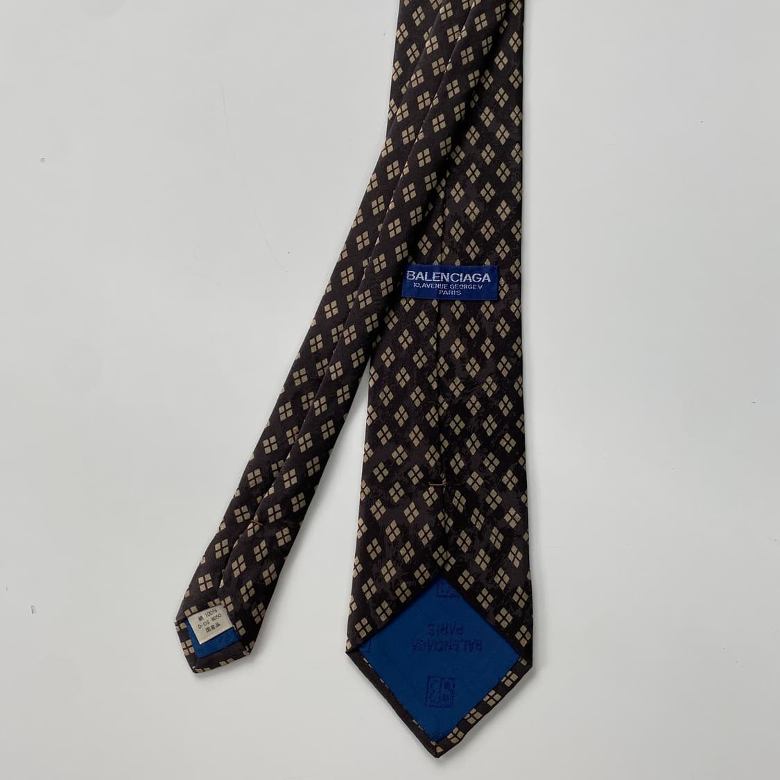 BALENCIAGA 발렌시아가 정품 명품 넥타이 8.1cm 상품이미지3