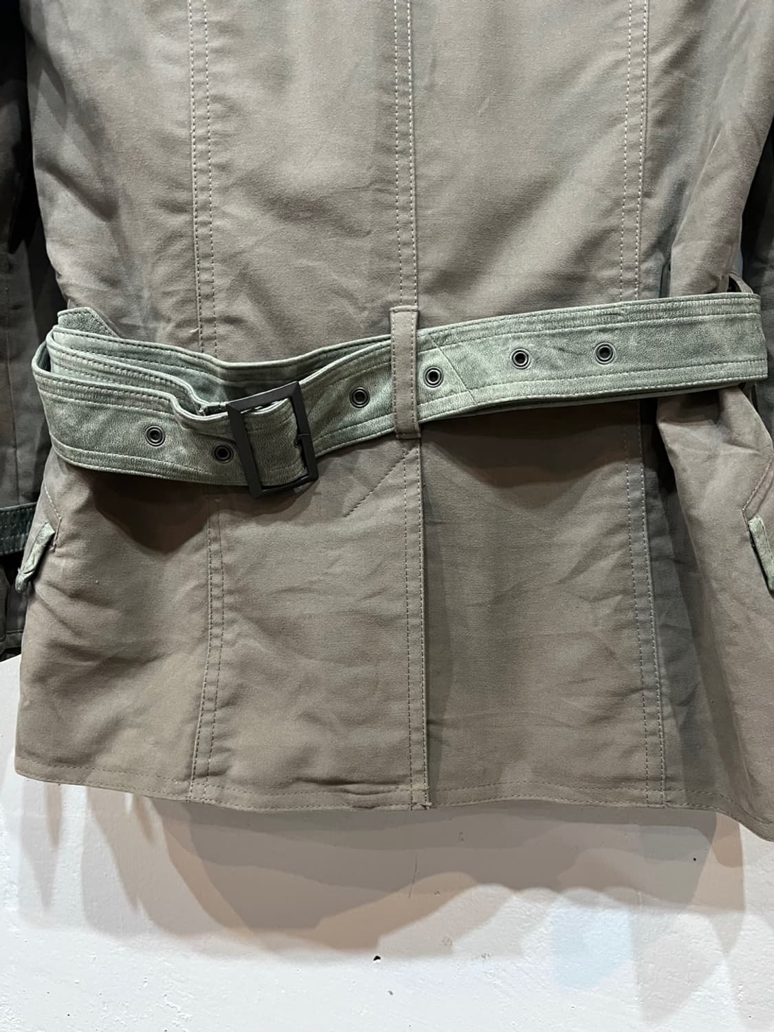 5351 Pour Les Hommes 양가죽 트리밍 몰스킨 밀리터리 자켓 상품이미지5