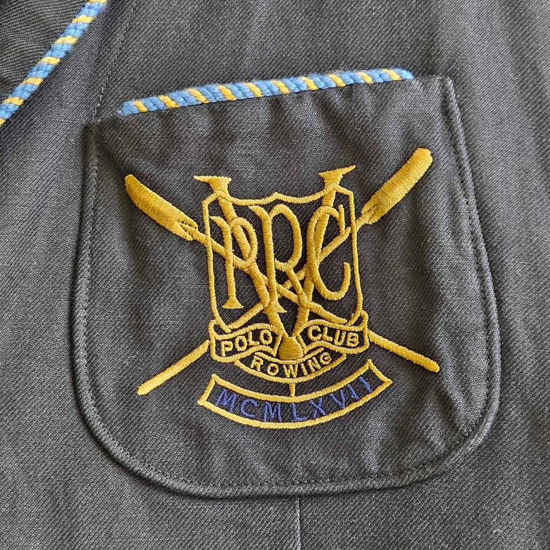 폴로 랄프로렌 네이비 린넨 네이비 블레이저 금장 버튼 L 100 상품이미지6