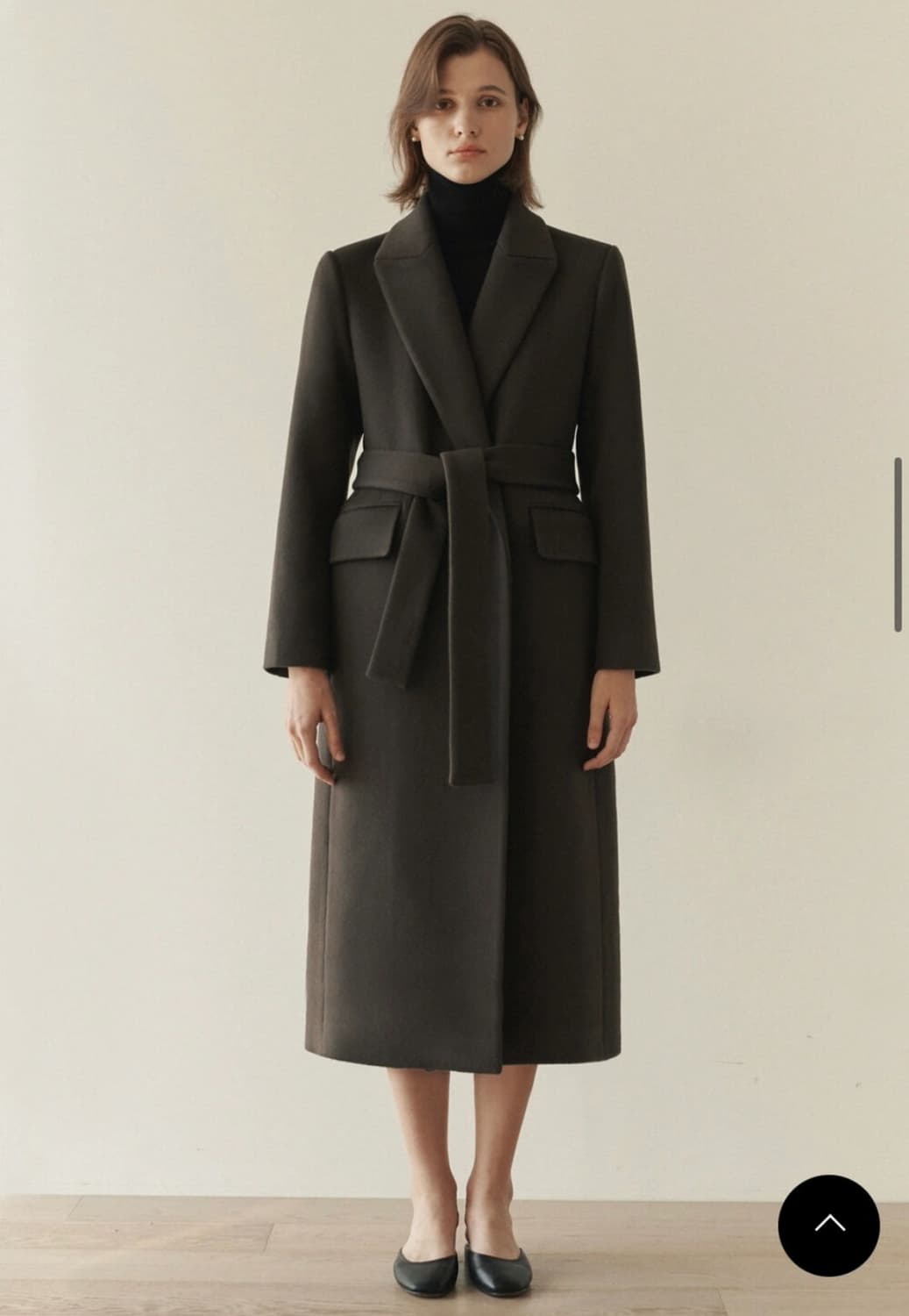KLEAN Classic belted wool coat 벨티드 울 코트 상품이미지2